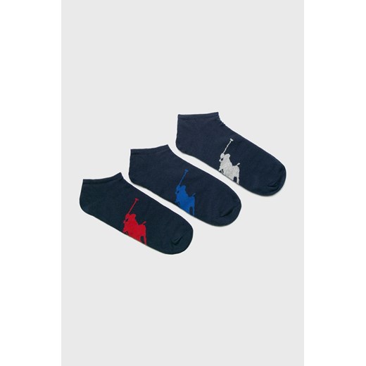 Polo Ralph Lauren - Skarpety (3-pack) 449655205004 ze sklepu ANSWEAR.com w kategorii Skarpetki męskie - zdjęcie 143584296
