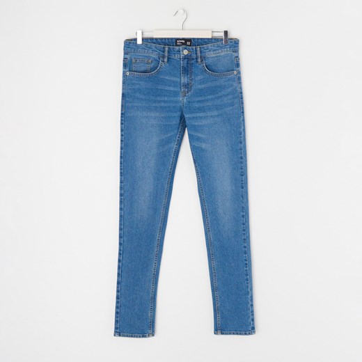 Sinsay - Jeansy skinny - niebieski ze sklepu Sinsay w kategorii Jeansy męskie - zdjęcie 143589526