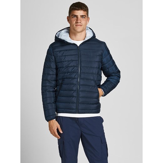 Kurtka pikowana "Wing" w kolorze granatowym Jack & Jones M okazja Limango Polska