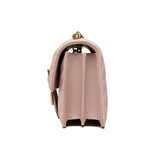 Pinko Torebka PINKO-Love Mini Icon Chevron Różowy Pinko 00 MODIVO