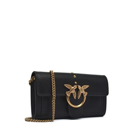 Pinko Skórzana listonoszka/portfel LOVE WALLET SIMPLY 8 C Pinko Uniwersalny Gomez Fashion Store