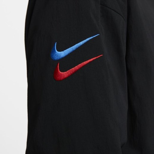 Damska kurtka piłkarska z tkaniny Nike Dri-FIT FC Barcelona - Czerń Nike S Nike poland