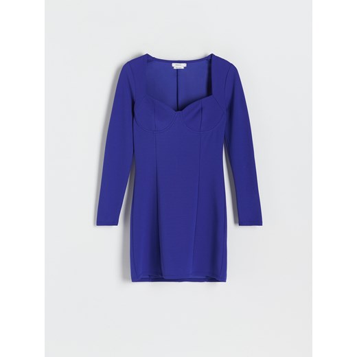 Reserved - Elegancka sukienka mini - Niebieski Reserved L Reserved