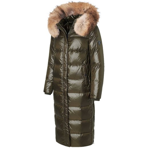 ROCKANDBLUE AIDEEN 118 cm - Długi płaszcz oversize w kolorze głębokiej zieleni z Rockandblue 40 cordon.pl