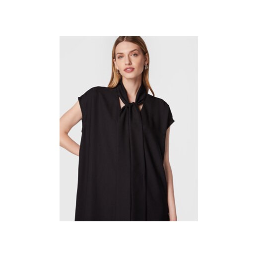 Simple Sukienka koktajlowa SUD509 Czarny Regular Fit Simple 40 Modivo_marki_wlasne