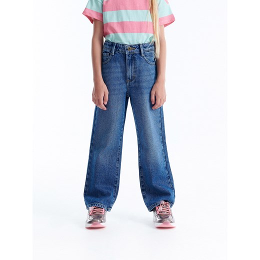 Reserved - Classic denim straight - niebieski ze sklepu Reserved w kategorii Spodnie dziewczęce - zdjęcie 143698188