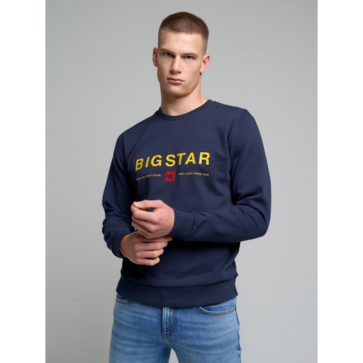 Bluza męska z bawełny organicznej granatowa Cooper 403 L Big Star