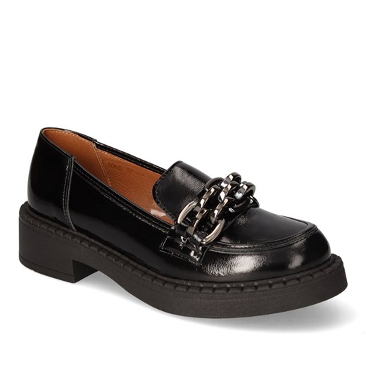Mokasyny Gamis 6060/A128 Czarne naplak ze sklepu Arturo-obuwie w kategorii Mokasyny damskie - zdjęcie 143709458