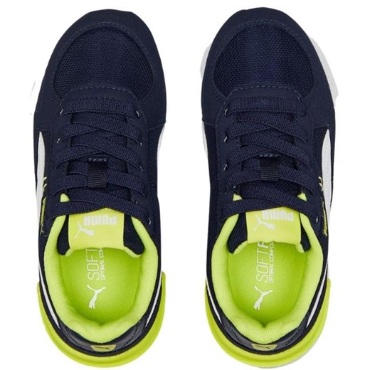 Buty Puma Graviton Ac Ps Jr 381988 14 granatowe zielone Puma 34 ButyModne.pl