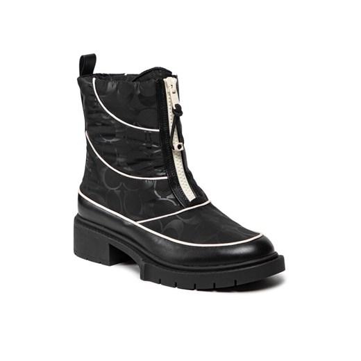 Coach Botki Leona Nylon Boot C5915 Czarny Coach 38 promocyjna cena MODIVO