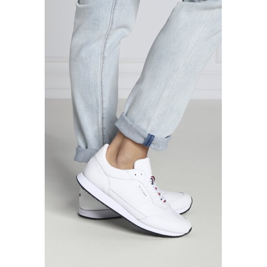 Tommy Hilfiger Skórzane sneakersy Tommy Hilfiger 43 Gomez Fashion Store okazyjna cena