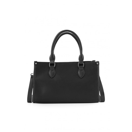 Czarna mini shopperka Nobo z pomponem Uniwersalny NOBOBAGS.COM