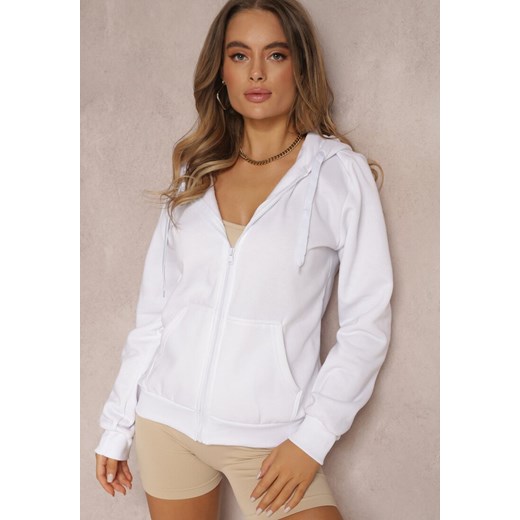 Biała Bluza z Kapturem Harasphei Renee XL Renee odzież okazja