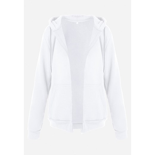 Biała Bluza z Kapturem Harasphei Renee S okazyjna cena Renee odzież