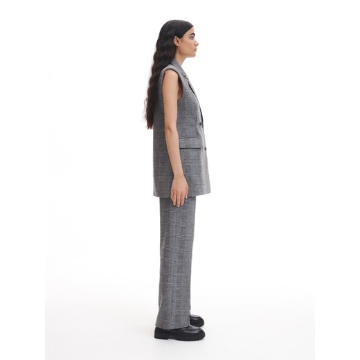 Reserved - Spodnie w kratę - Reserved M Reserved