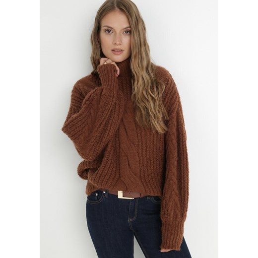 Sweter damski Born2be z golfem