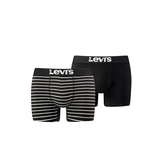 Levis 2-pack bawełnianych bokserek męskich 905011001, Kolor czarny, Rozmiar S, Levis ze sklepu Intymna w kategorii Majtki męskie - zdjęcie 143752696
