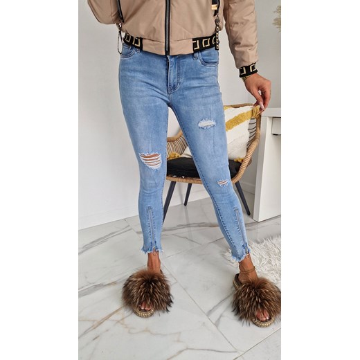 spodnie jeansowe sandy jeans re-dress - denim jeans ze sklepu STYLOWO w kategorii Jeansy damskie - zdjęcie 143771695
