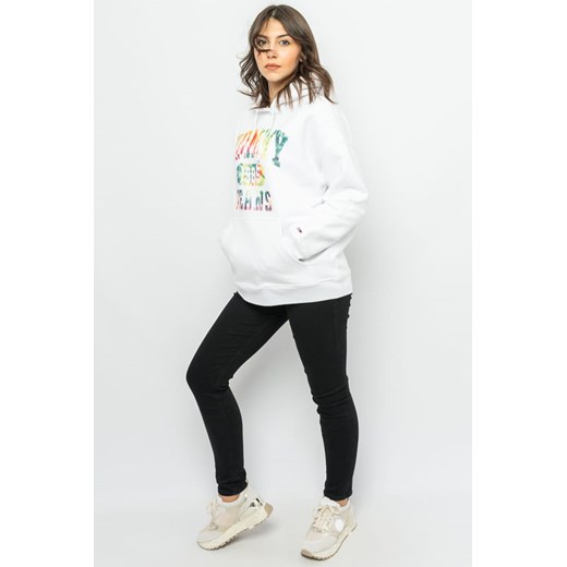 bluza damska tommy jeans dw0dw11830 biała Tommy Hilfiger S Royal Shop okazyjna cena