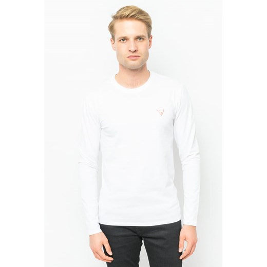 longsleeve męski guess m2yi28 j1311 biały ze sklepu Royal Shop w kategorii T-shirty męskie - zdjęcie 143798357