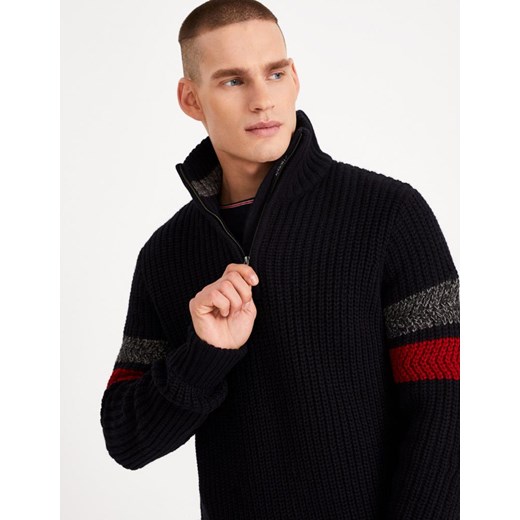 Sweter ADAMANTIUM Granat M Diverse M promocyjna cena Diverse Outlet