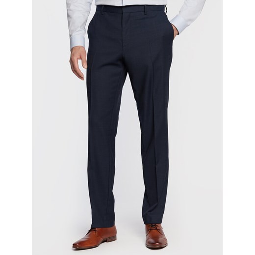 Boss Garnitur H-Huge 50479571 Granatowy Slim Fit 58 MODIVO