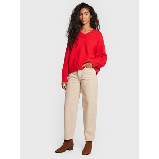 United Colors Of Benetton Sweter 1040D400B Czerwony Regular Fit United Colors Of Benetton L MODIVO