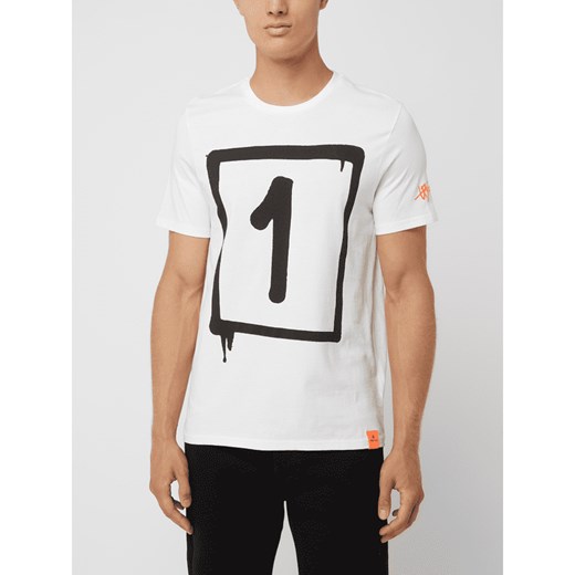 T-shirt z bawełny model ‘Vito’ Fire + Ice L Peek&Cloppenburg 