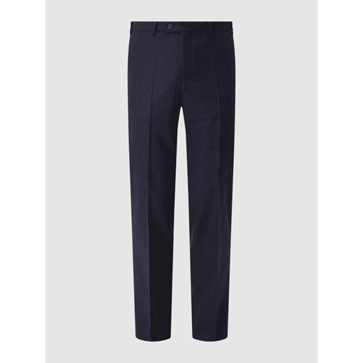 Spodnie do garnituru o kroju regular fit z żywej wełny model 'Piacenza' Hiltl 25 Peek&Cloppenburg 