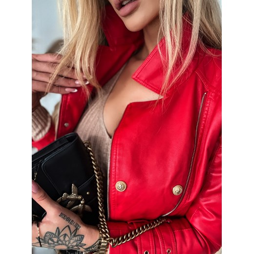 Ramoneska czerwona taliowana Koko P166 Noemi Kent-paris S/36 Charlotte Fashion