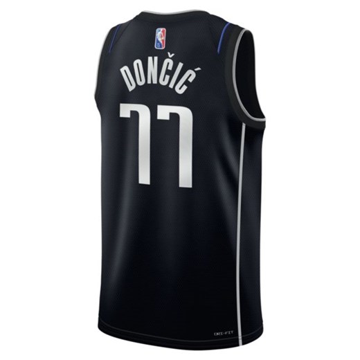 Męska koszulka NBA Nike Dri-FIT Luka Dončić Mavericks - Czerń Nike L Nike poland