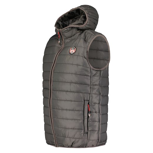 Kamizelka pikowana "Vamigo" w kolorze szarym Geographical Norway 176 wyprzedaż Limango Polska