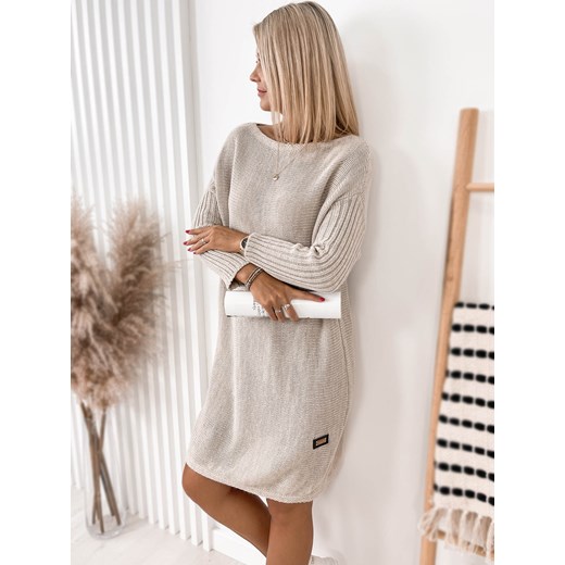 Sweter damski Ubra z okrągłym dekoltem casual 