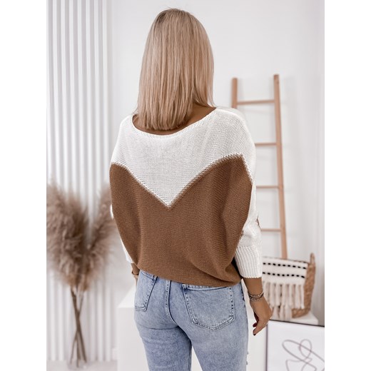Sweter damski Ubra z okrągłym dekoltem 