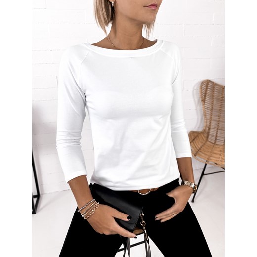 bluzka irma biała uni ze sklepu UBRA w kategorii Bluzki damskie - zdjęcie 144095867