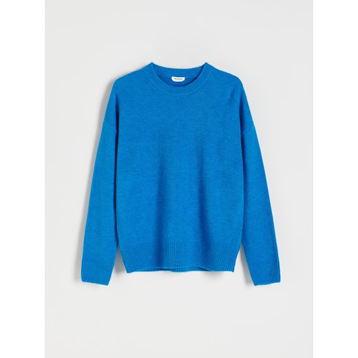 Reserved - Sweter boxy - Niebieski Reserved XL Reserved