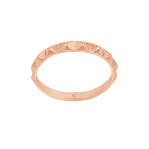 Pierścionek Etno III różowe pozłocenie Lilou One size Lilou 