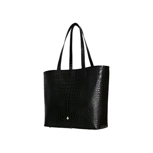 Shopper, czarny krokodyl Lilou One size Lilou 