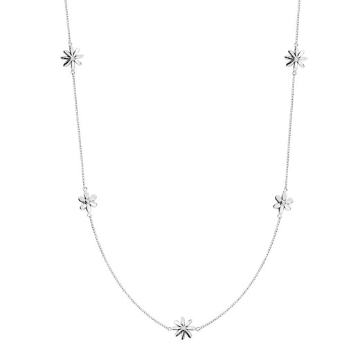 Naszyjnik Flowers srebrny Lilou One size Lilou 