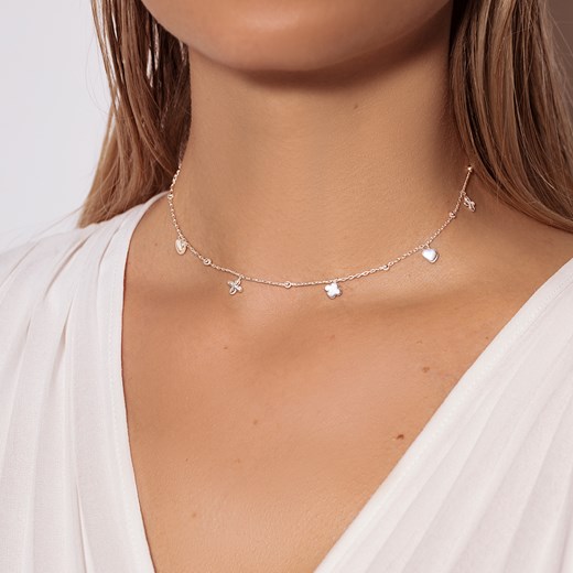Choker Etincelle posrebrzany Lilou One size Lilou