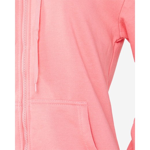 Różowa rozpinana bluza z kapturem damska - Odzież Royalfashion.pl M - 38 royalfashion.pl