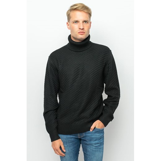 sweter męski armani exchange 6lzm1l zmy1z czarny ze sklepu Royal Shop w kategorii Swetry męskie - zdjęcie 144151028