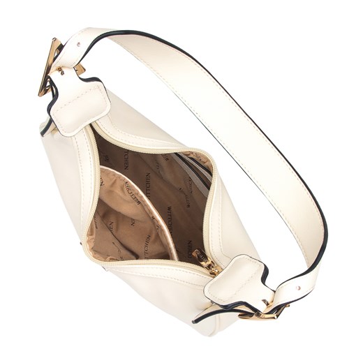 Torebka baguette z geometrycznymi klamrami Wittchen okazyjna cena WITTCHEN