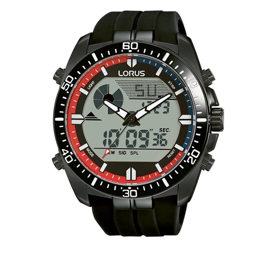 Zegarek LORUS - R2B05AX9 Black/Black Lorus eobuwie.pl