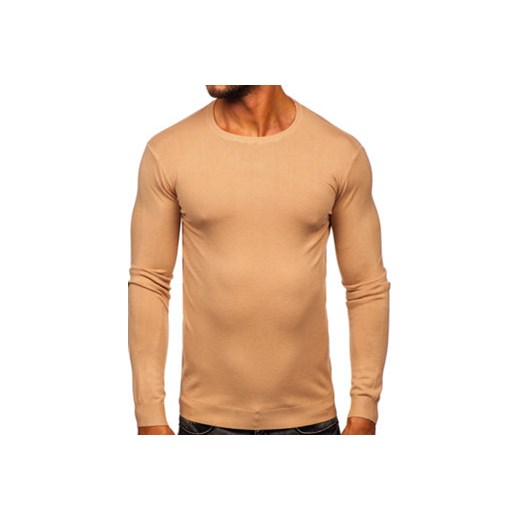 Beżowy sweter męski Denley MMB602 M Denley promocyjna cena