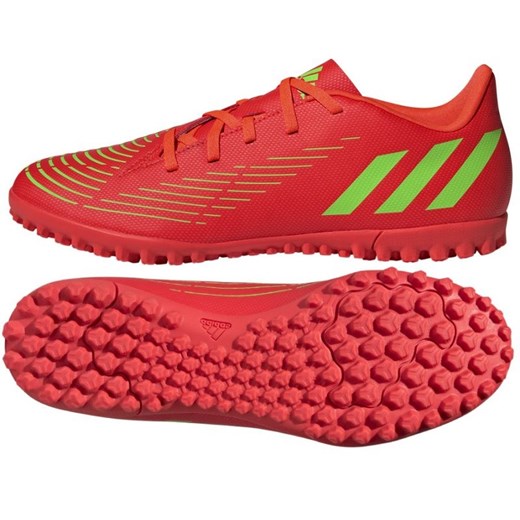 Buty piłkarskie adidas Predator Edge.4 Tf M GV8525 czerwone pomarańcze i 41 1/3 ButyModne.pl