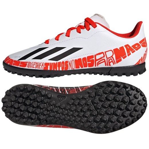 Buty piłkarskie adidas X Speedportal.4 Messi Tf Jr GW8402 białe białe 29 ButyModne.pl