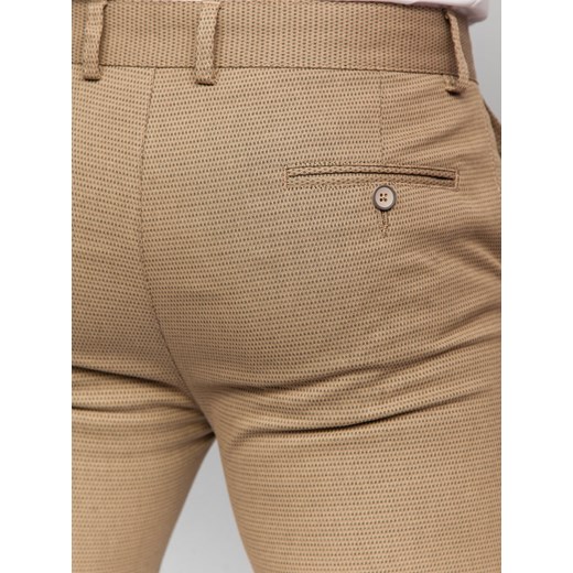 Beżowe spodnie chinosy męskie Denley 5000-1 36/XL okazja Denley