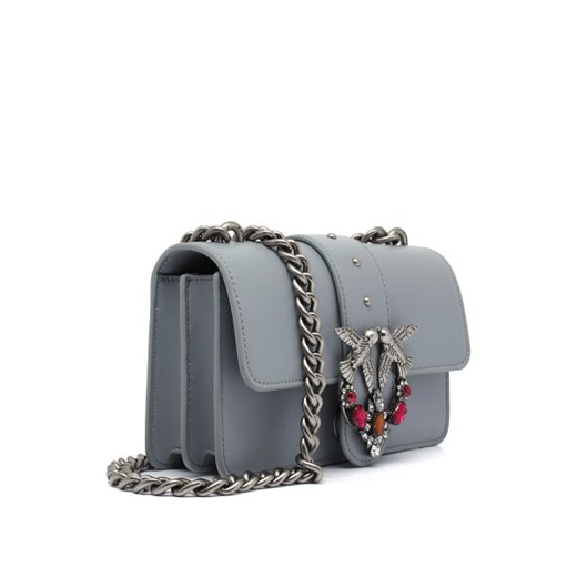 Pinko Skórzana torebka na ramię LOVE MINI ICON SIMPLY JE 1 C V Pinko Uniwersalny Gomez Fashion Store