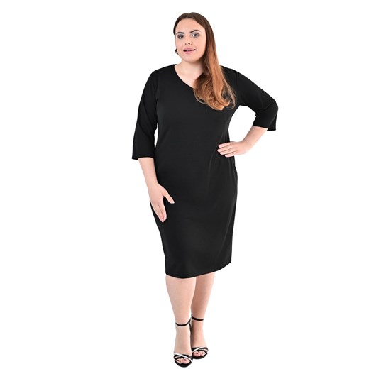 Sukienka FSU1061 CZARNY - (#fokus 50 fokus.pl